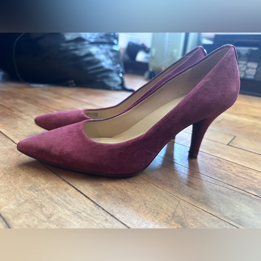 Michael Kors maroon heels 6.5